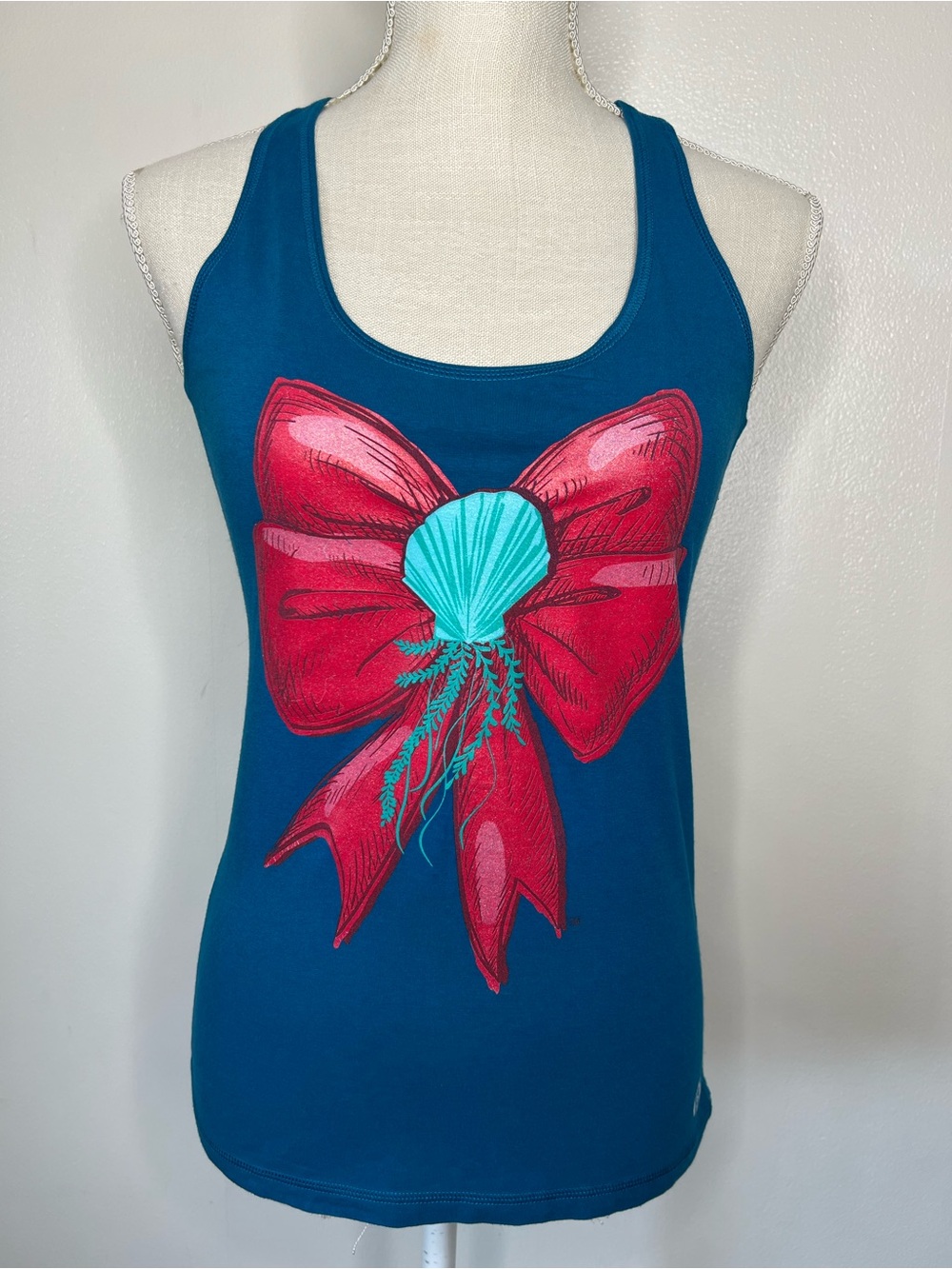🐚 Raw Threads Athletics Disney Ariel Bow Tank - Size M 🐚